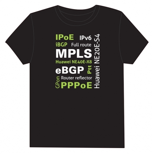 Camiseta MPLS BGP Huawei